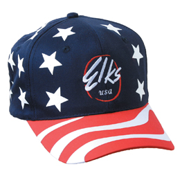 Elks Hat RWB