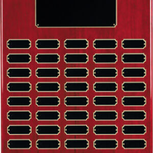 16 x 20" 45 Plate Rosewood Piano Finish Perpetual Plaque Award