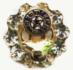 Rhinestone Elks Emblem