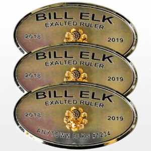 Elks Oval Badge - Order 1 or More